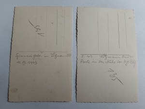 SET OF 2 PHOTOS Lodz Litzmannstadt 1943 R