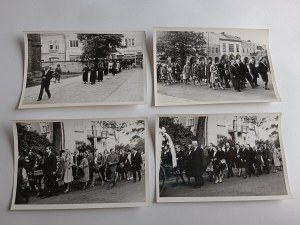 SET OF 8 PHOTOS FUNERAL, FUNERAL CEREMONY, LOOM