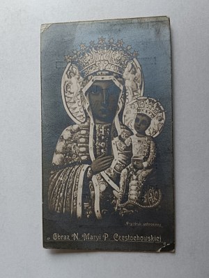 PICTURE OF CZESTOCHOWA IMAGE OF THE NMP OF CZESTOCHOWA 1932, JASNA GÓRA