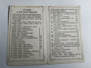 PRAYER BOOK LITANY TO MOTHER OF GOD OF GOOD COUNSEL, KRAKOW, WROCLAW