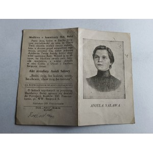 MODLITEWNIK ANIELA SALAWA, NOWENNA MODLITWA, KRAKÓW OO FRNACISZKANIE