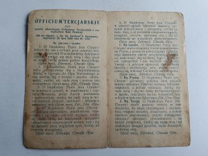 PRAYER BOOK OFFICIUM TERTIAN PRIEST CARDINAL DUNAYEVSKY, OFFICIUM SERAPHIM