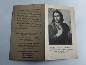 PRAYER BOOK SAINT JUDA TADEUS THE APOSTLE MARTYR, CARITAS VILNIUS