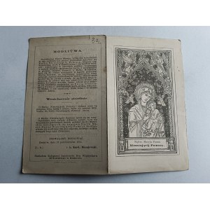 MODLITEWNIK KRAKÓW KARD DUNAJEWSKI 1892 R, HYMN DO MATKI BOSKIEJ NIEUSTAJĄCEJ POMOCY
