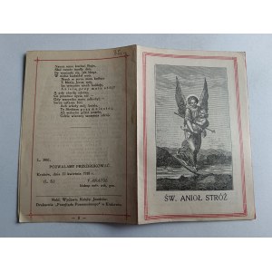 MODLITEWNIK ŚW ANIOŁ STRÓŻ, ANATOL BISKUP KRAKÓW 1918 R