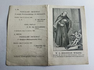 PICTURE W. O. SEBASTJAN WOLICKI, KRAKOW KS DR JAN KORZONKIEWICZ 1929