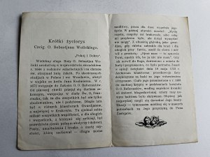 PICTURE W. O. SEBASTJAN WOLICKI, KRAKOW KS DR JAN KORZONKIEWICZ 1929