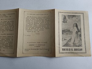 PRAYER BOOK NOVENA TO BL. BRONISLAWA, KRAKÓW NORBERTINE CONVENT