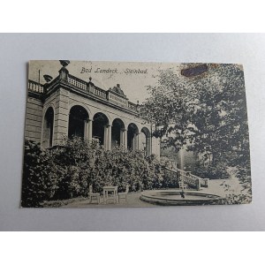 LĄDEK ZDRÓJ BAD LANDECK STEINBAD 1914 R ZNACZEK STEMPEL