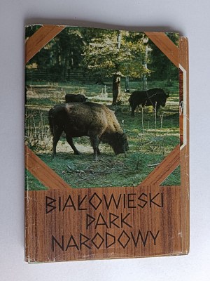 SET OF 9 POSTCARDS BIALOWIEZA, BIALOWIEZA NATIONAL PARK BISON BADGER WILD BOAR RACCOON TARPAN
