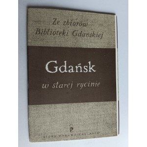 ZESTAW 9 POCZTÓWEK GDAŃSK W STAREJ RYCINIE, BIBLIOTEKA GDAŃSKA