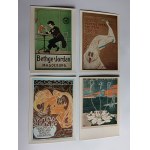 ZESTAW 9 POCZTÓWEK PLAKAT SECESYJNY MUZEUM NARODOWE POZNAŃ