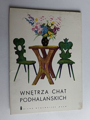 SET OF 8 POSTCARDS OF INTERIORS OF PODHALE HUTS