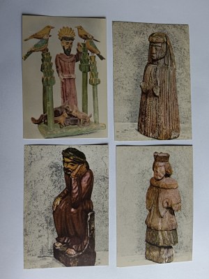 SET OF 6 POSTCARDS SAINTS MUSEUM OF CULTURE AND FOLK ART WARSAW