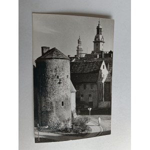 JELENIA GÓRA BASZTA OBRONNA WIEŻA RATUSZA I KOŚCIÓŁ, STEMPEL, PIECZĄTKA, ZNACZEK