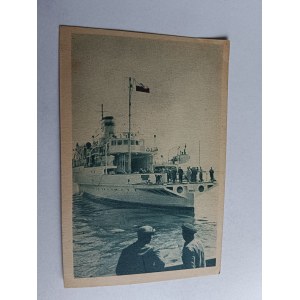 STATEK PROM KOEPRNIK KURSUJĄCY NA TRASIE SZCZECIN TRELLEBORG, STEMPEL