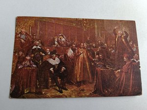 POLISH PAINTING MATEJKO SERMON BY LUKE OF COMPLAINT