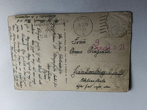 SHIP THE GIFT OF POMERANIA, STAMP 1939