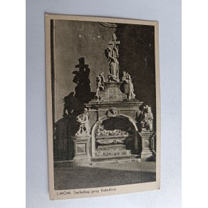 LWÓW SARKOFAG PRZY KATEDRZE, USZKODZONA