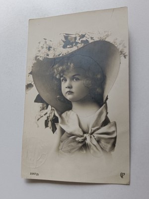 BABY GIRL IN A HAT