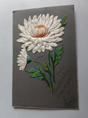 FLOWERS EMBOSSING PRE-WAR STAMP