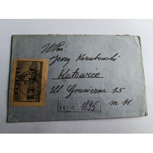KATOWICE, STEMPEL CHRZANÓW, ZNACZEK 1946 R