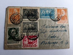 KRAKOW STAMP KATOWICE, STAMP, 10 STAMPS 1949
