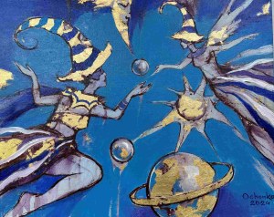 Eugeniusz Ochonko, ENCUENTRO MARAVILLOSO EN EL UNIVERSO, 2024