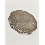 Silver powder box