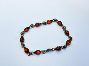 Silver bracelet with boursin