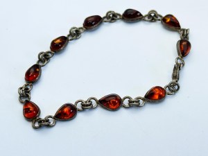 Silver bracelet with boursin