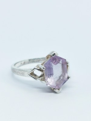 Amethyst Ring, 925 Silver, Gemporia