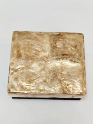 Mother-of-pearl napkins in original box