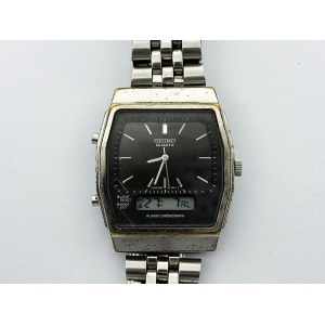 Zegarek męski/unisex Seiko Alarm Chronograph 33 mm