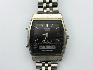 Men's/unisex Seiko Alarm Chronograph 33 mm watch