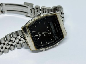 Men's/unisex Seiko Alarm Chronograph 33 mm watch