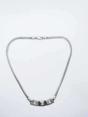 Topaz necklace, 925 silver