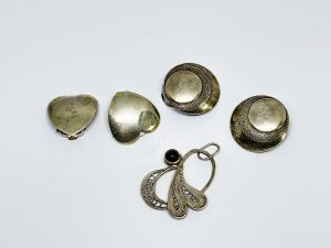 Warmet silver jewelry set