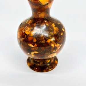 Amber and Resin Vase