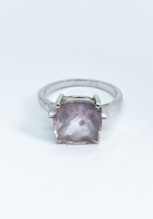 Amethyst Ring, 925 Silver, Gemporia