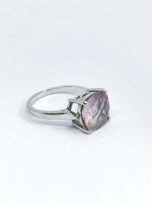 Amethyst Ring, 925 Silver, Gemporia