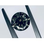 1.28 NATURAL POLISHED DIAMOND NATURAL FANCY GREY YELLOW GREEN -SI1 - GEMOLOGICAL CERTIFICATE - C31217-3