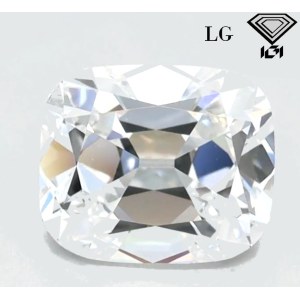 DIAMANTE 0,80 CT D VVS1 - LAB GRONW - CUSHION - CUSHION - IGI