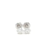 1.07 GR GOLD EARRINGS WITH DIAMONDS - DH-E458 - DH-E458