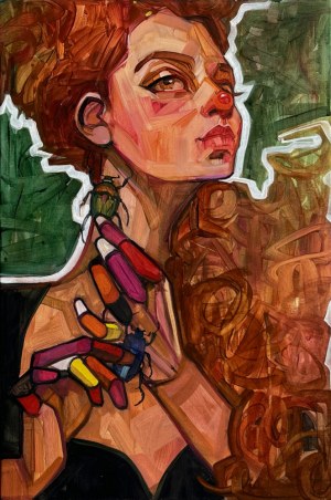 Magdalena Połacik, fitting of new jewelry, 2025