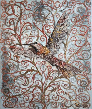 Mariola Swigulska, Klimt's melody of wings, 2025