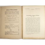 Slavic World. R. VIII, vol. I, no. 89. May 1912 Monthly magazine edited by Feliks Koneczny. Cracow ed.