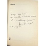 Hordyński Jerzy - Seans. Cracovia 1995 Wyd. Literackie. Prima edizione, con dedica dell'autore.