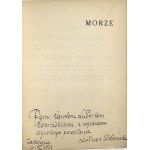 Urbańska Lesawa - Morze i ziemia. Varsovie 1934 Nakł. Księg. Kasper Wojnar. Édition 1. Dédicace de l'auteur.