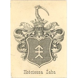 Ex-libris of the Żaba family of the Kościesza coat of arms